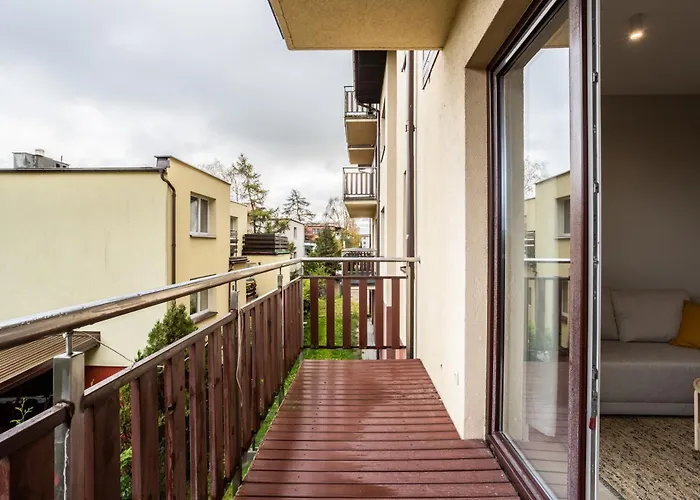 Apartament Morska Melodia Z Balkonem I Miejscem Do Pracy Zdalnej